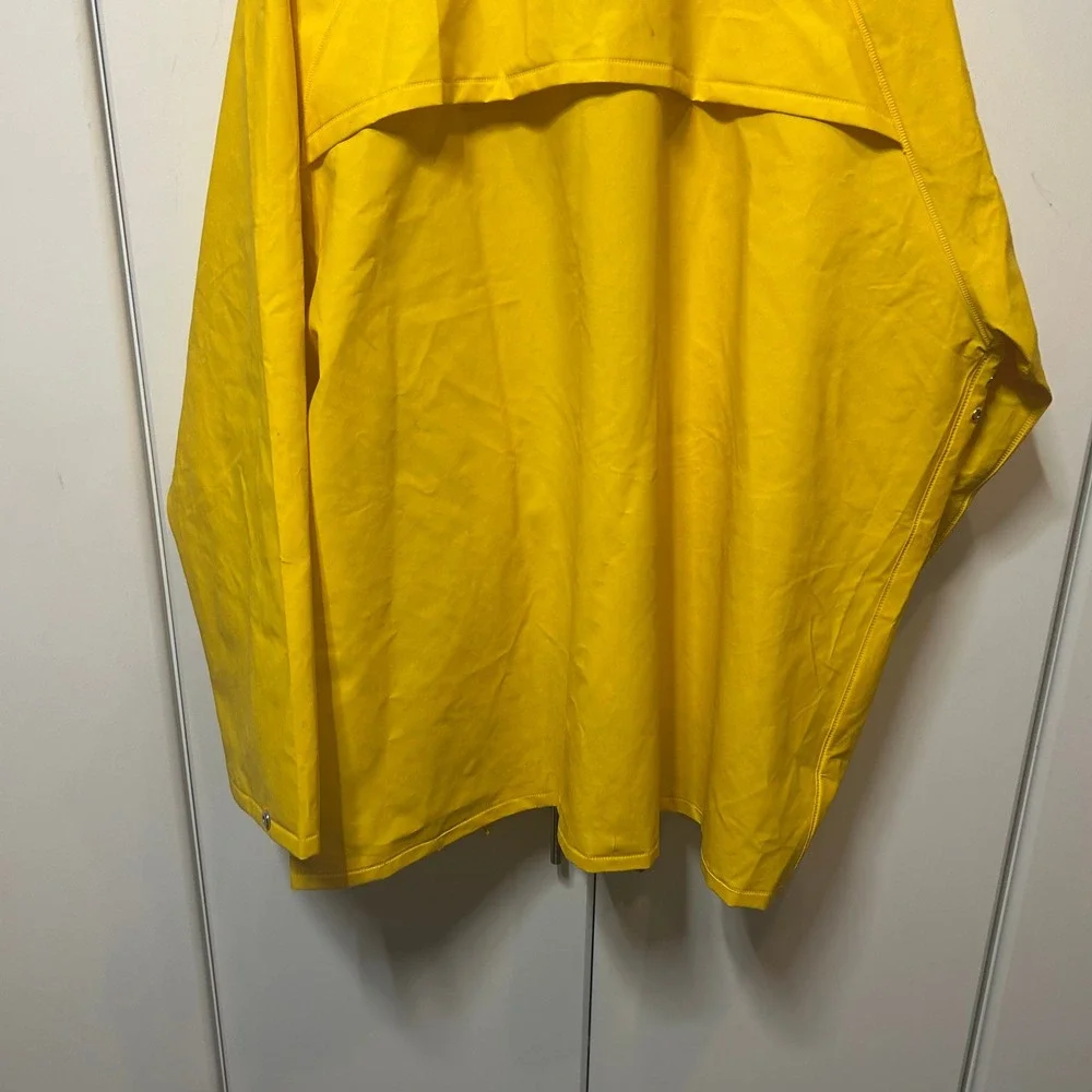 Tingley Yellow Rain Jacket PVC Coated Workwear Coat Mens 2XL 150509/13039